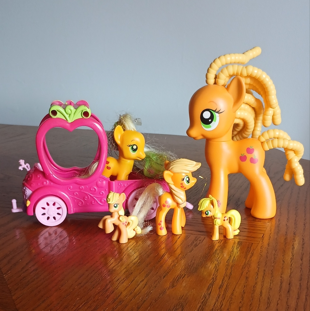Applejack Lot G4 MLP Truck Brushable Fashion Style Mini
